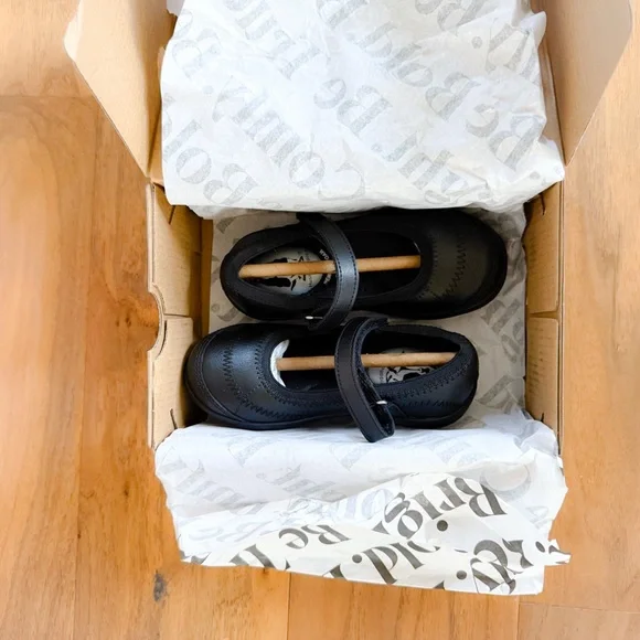 Brand New Toddler Girl Hush Puppies Reese Black Mary Janes, Size 8.5, NWT - Picture 4 of 5